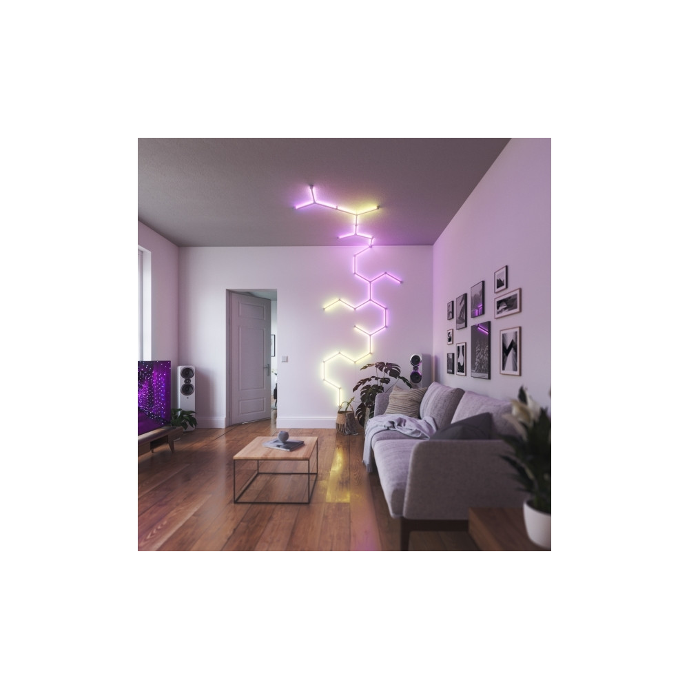 Produktbild för Nanoleaf Lines Starter Kit - ljuslist - LED - 16 miljoner färger