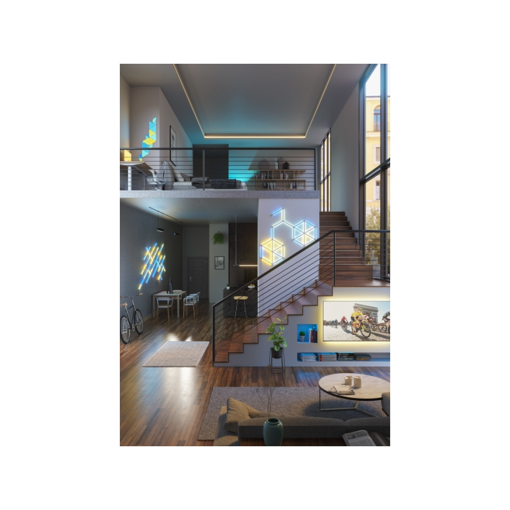 Produktbild för Nanoleaf Lines Starter Kit - ljuslist - LED - 16 miljoner färger
