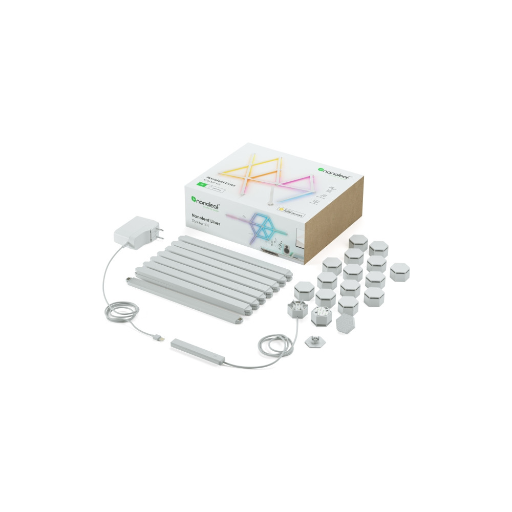 Produktbild för Nanoleaf Lines Starter Kit - ljuslist - LED - 16 miljoner färger