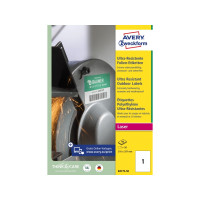 Produktbild för Avery - etiketter - matt - 50 etikett (er) - A4