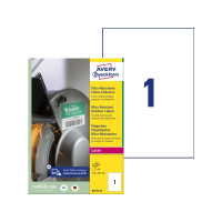 Produktbild för Avery - etiketter - matt - 50 etikett (er) - A4
