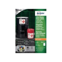 Produktbild för Avery - etiketter - matt - 50 etikett (er) - A4