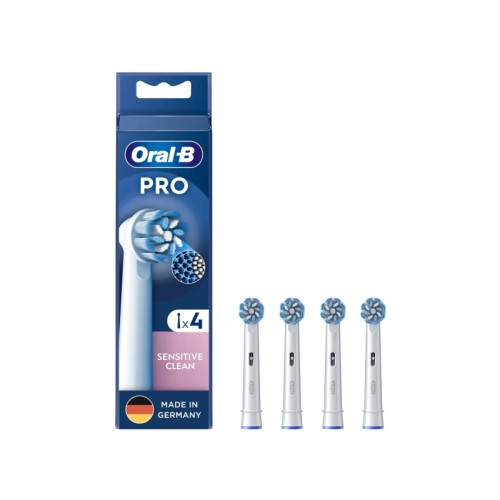 Braun Oral-B Sensitive Clean , 4 st, Vit, 3 månad(er), Extra mjuk,...