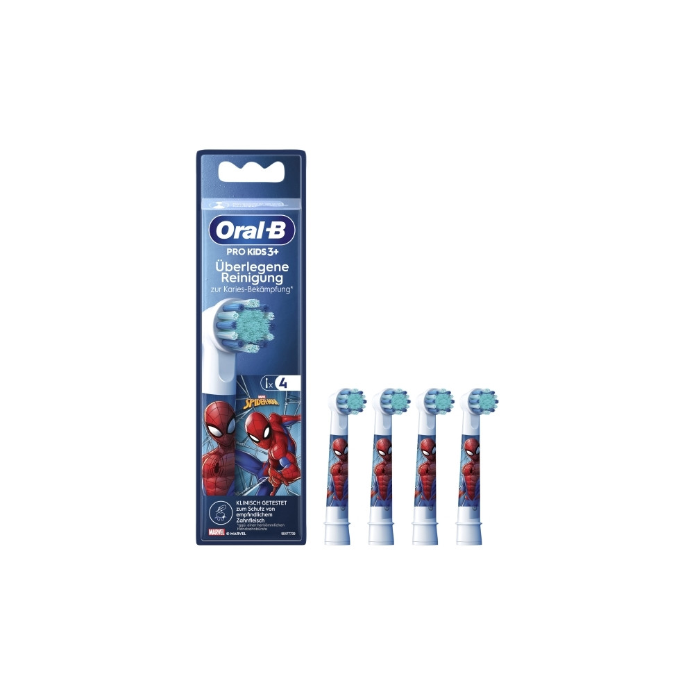 Produktbild för Oral-B Kids 014052, 4 styck, Multifärg, Spider-Man, 3 År, Or...