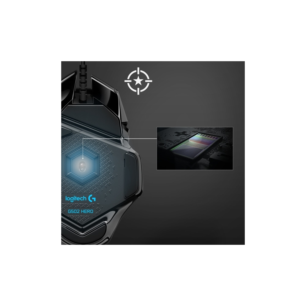 Produktbild för Logitech Gaming Mouse G502 (Hero)