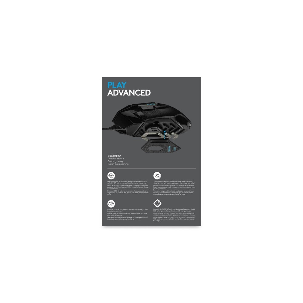 Produktbild för Logitech Gaming Mouse G502 (Hero)