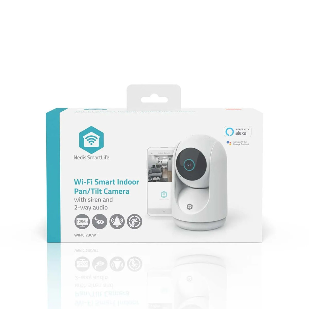 Produktbild för Nedis SmartLife inomhus IP-kamera 3MP Full HD 1296p Pan tilt