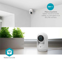 Produktbild för Nedis SmartLife inomhus IP-kamera 3MP Full HD 1296p Pan tilt