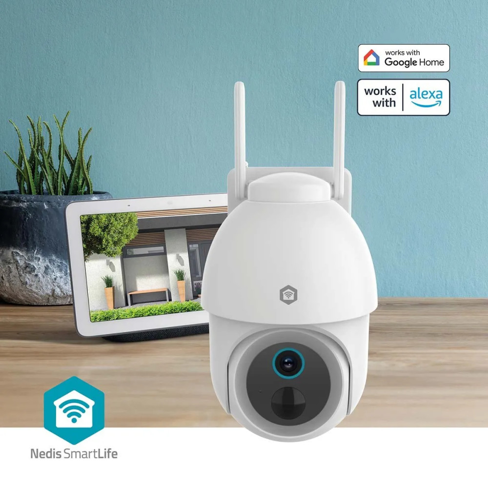 Produktbild för Nedis SmartLife IP-kamera utomhus | Spotlight | 3MP Full HD...