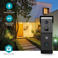 Produktbild för Nedis SmartLife videodörrklocka | batteri | 2x Full HD 1080p