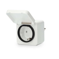 Produktbild för Nedis SmartLife - smart kontakt - IP44, 3680W - Wi-Fi - vit, grå