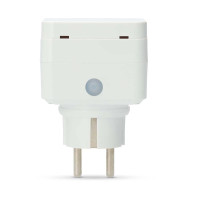 Produktbild för Nedis SmartLife - smart kontakt - IP44, 3680W - Wi-Fi - vit, grå