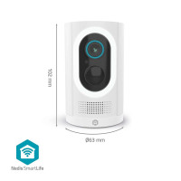 Produktbild för Nedis SmartLife IP-kamera utomhus | Spotlight | 3MP Full HD...