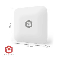 Produktbild för Nedis SmartLife - vattenläckagesensor - ZigBee 3.0 - vit
