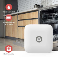 Produktbild för Nedis SmartLife - vattenläckagesensor - ZigBee 3.0 - vit