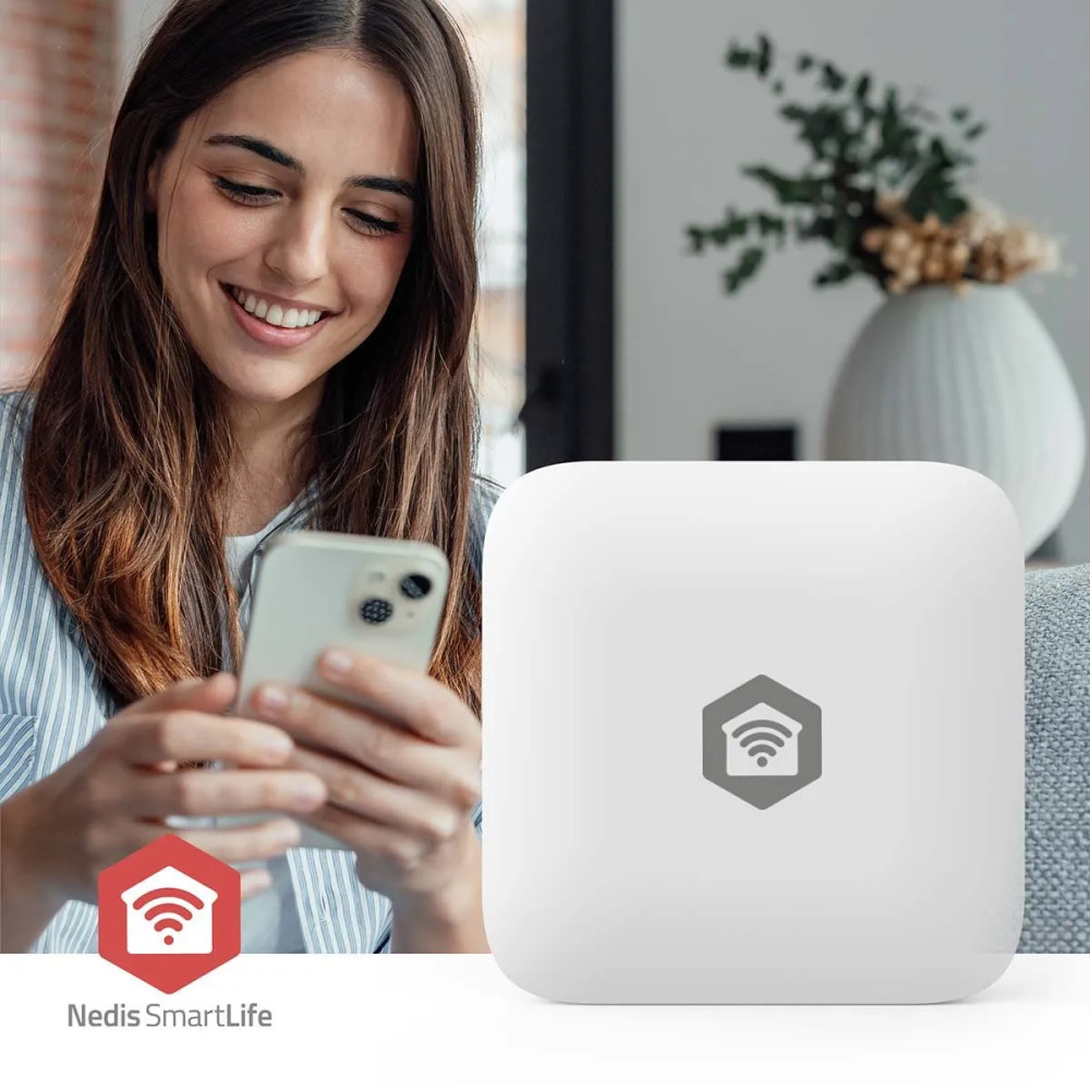 Produktbild för Nedis SmartLife - vattenläckagesensor - ZigBee 3.0 - vit