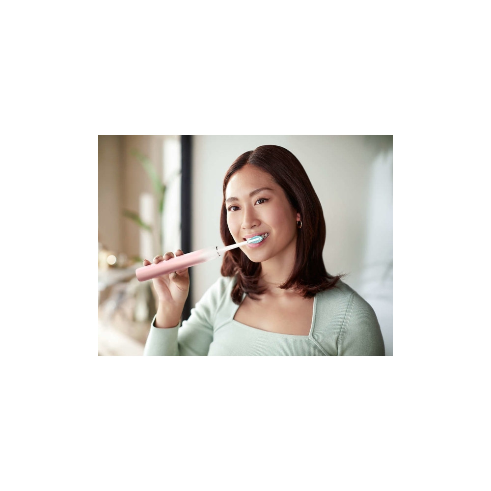 Produktbild för Philips Sonicare DiamondClean 9000 HX9911 - tandborste - silk pink to white gradient