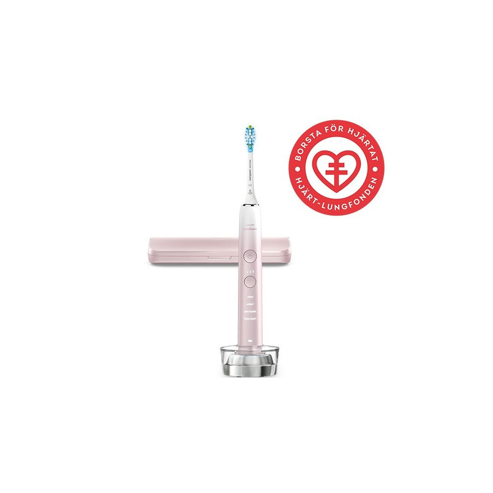 Produktbild för Philips Sonicare DiamondClean 9000 HX9911 - tandborste - silk pink to white gradient