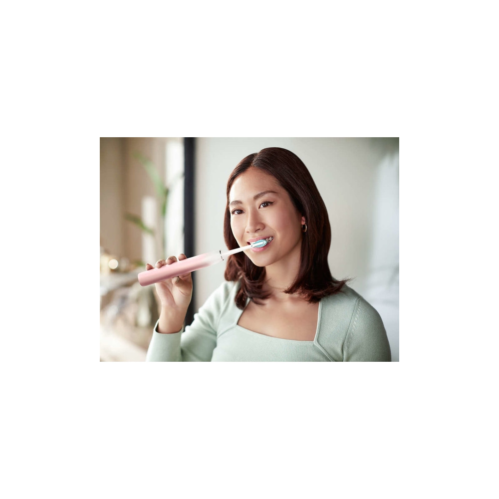 Produktbild för Philips Sonicare DiamondClean 9000 HX9911 - tandborste - silk pink to white gradient