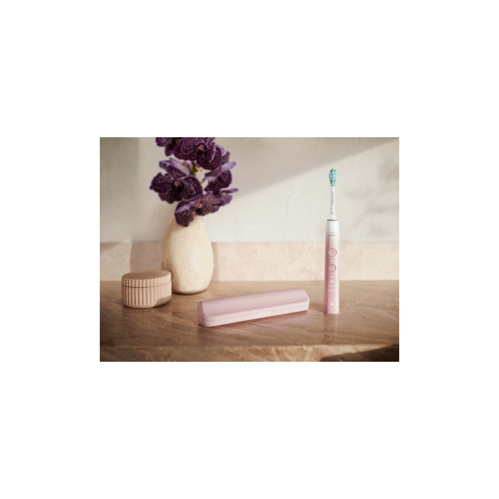 Produktbild för Philips Sonicare DiamondClean 9000 HX9911 - tandborste - silk pink to white gradient