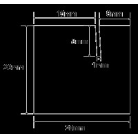 Produktbild för Focus Photo Block black Large 15cm