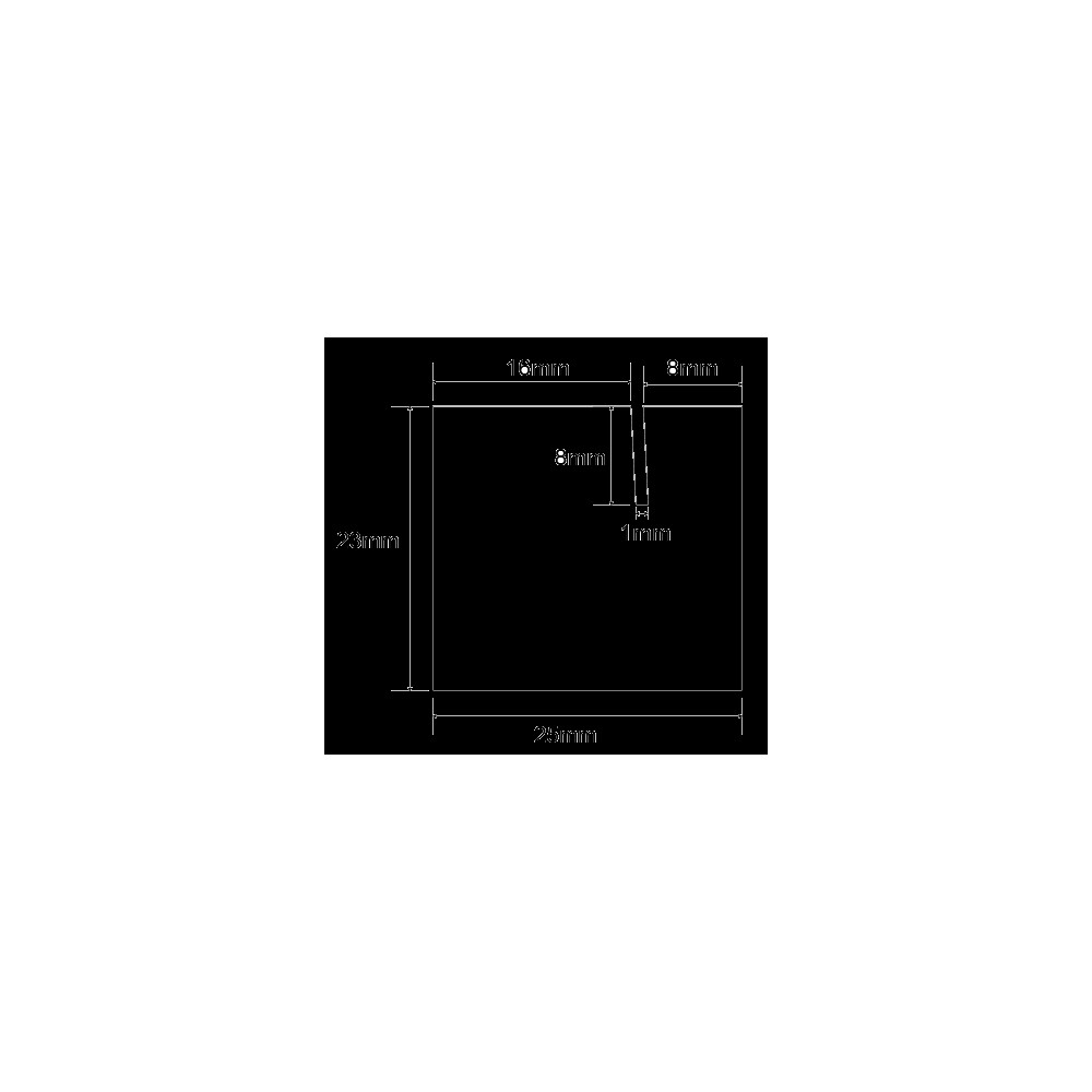 Produktbild för Focus Photo Block White Medium 11cm