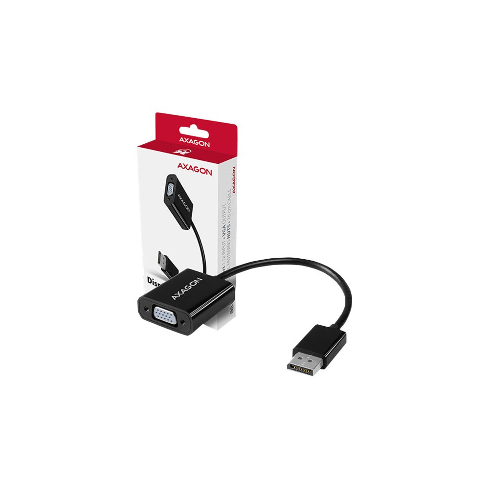 Produktbild för AXAGON - videokort - DisplayPort till HD-15 (VGA) - 16 cm