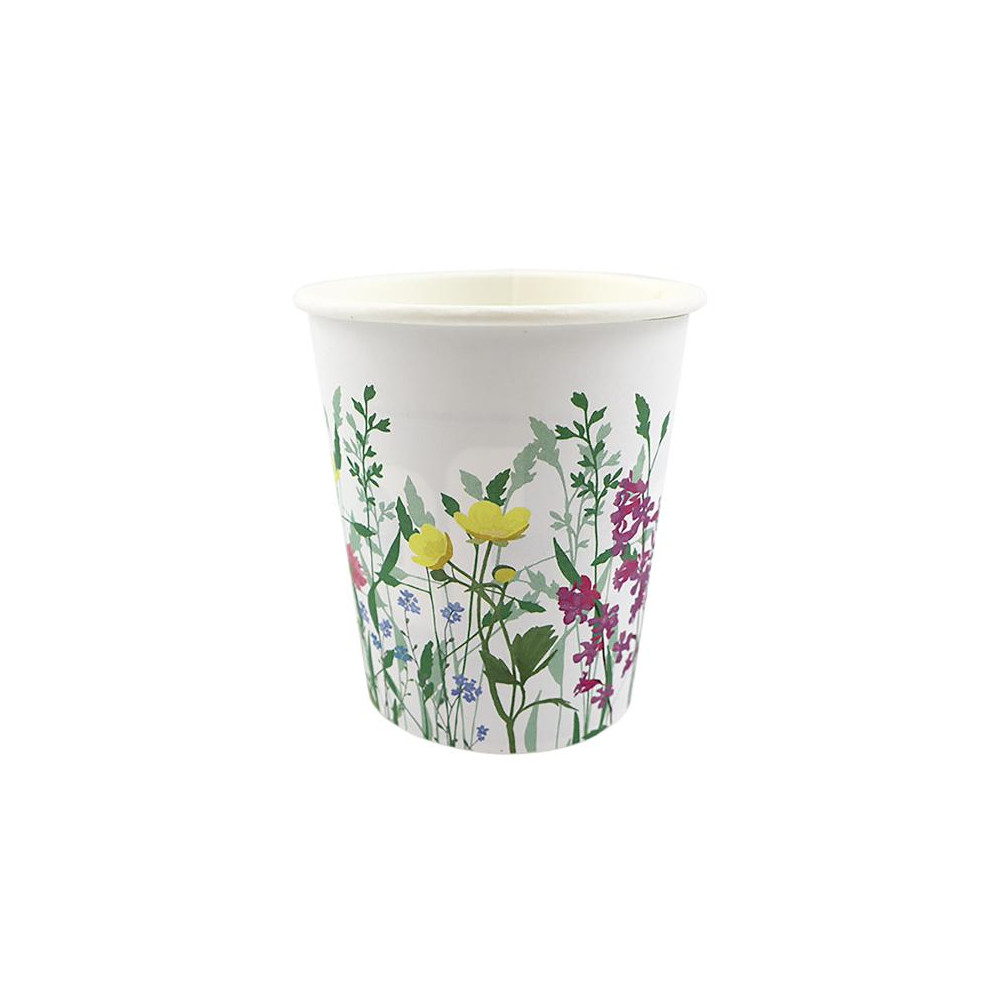 Produktbild för Pappersbägare Flora 25cl 80/fp