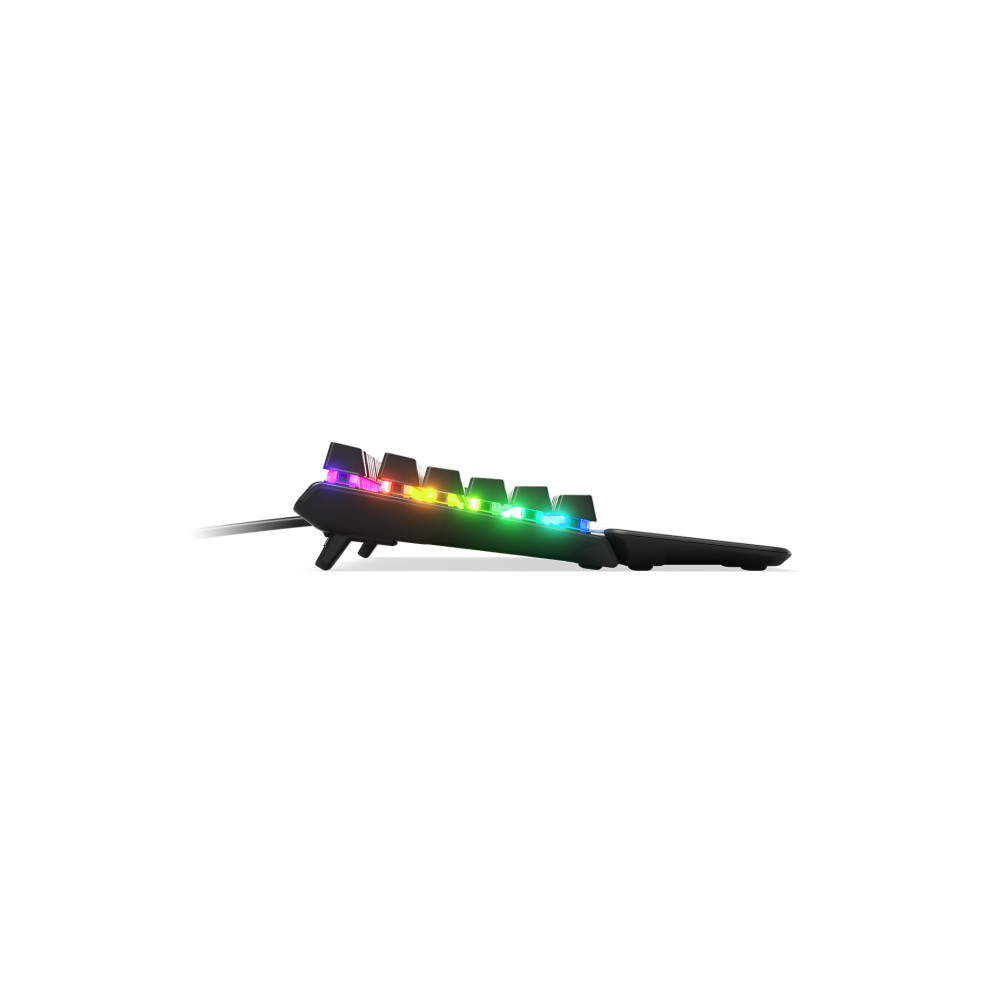 Produktbild för SteelSeries Apex 7 TKL - tangentbord - med bildskärm - QWERTY Inmatningsenhet (Öppnad)