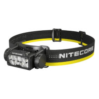 Produktbild för Nitecore HC60 UHE, Pannbandsficklampa, Svart, Gul, Gjuten al...