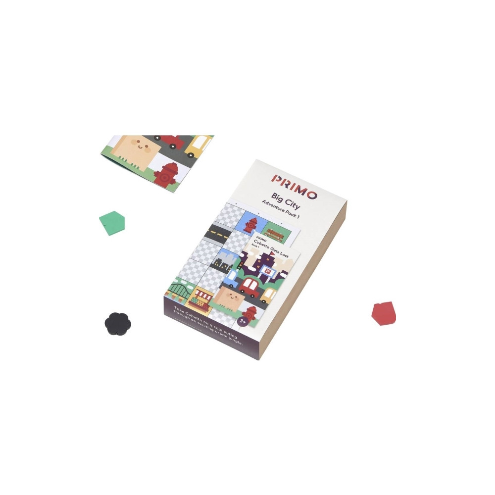 Produktbild för Cubetto MINT kodningsäventyr storstad/djungel-paket från 3 å...
