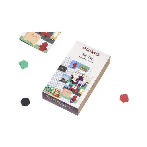 Primo Toys Cubetto MINT kodningsäventyr storstad/djungel-paket från 3 å...