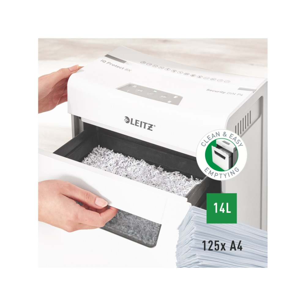 Produktbild för Leitz IQ Protect 8X - dokumentförstörare