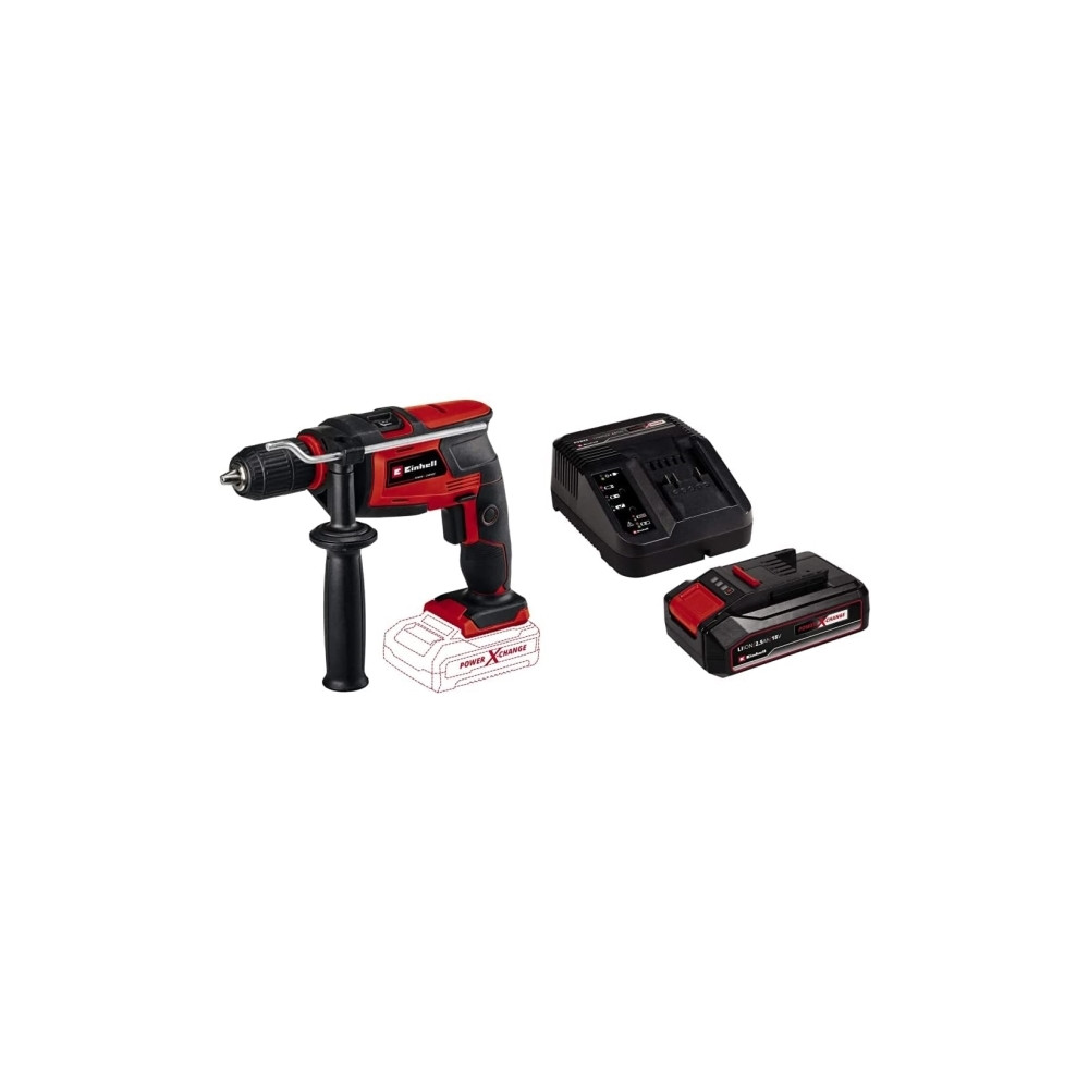 Produktbild för Einhell Einhell TC-ID 18 Li sladdlös slagborrmaskin med batt...