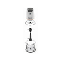 Produktbild för Kenwood Easy Chop minihackare CHP61.000WH, 0,5 l, Grå, Vit,...