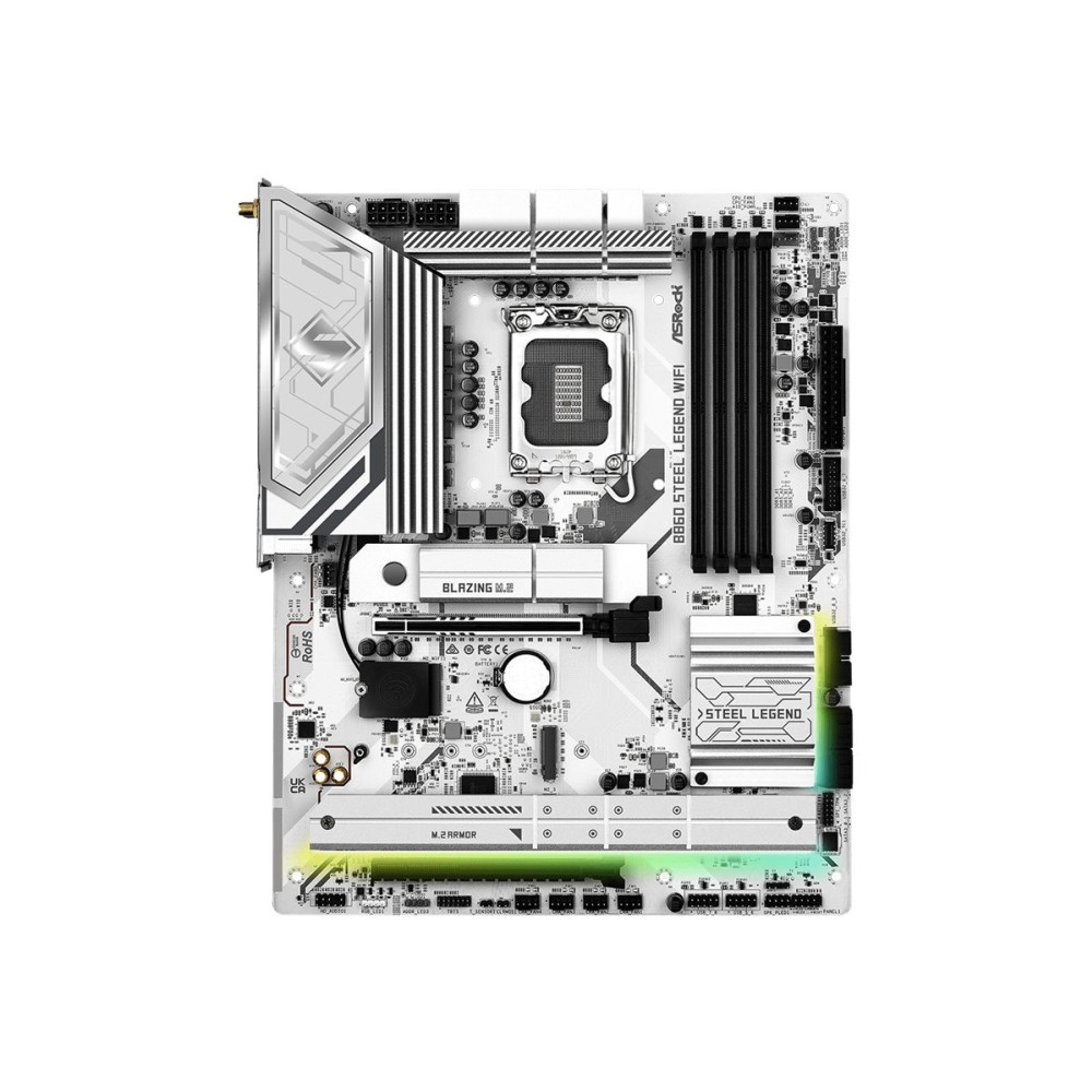 Produktbild för ASRock B860 STEEL LEGEND WIFI - moderkort - ATX - LGA1851-uttag - B860