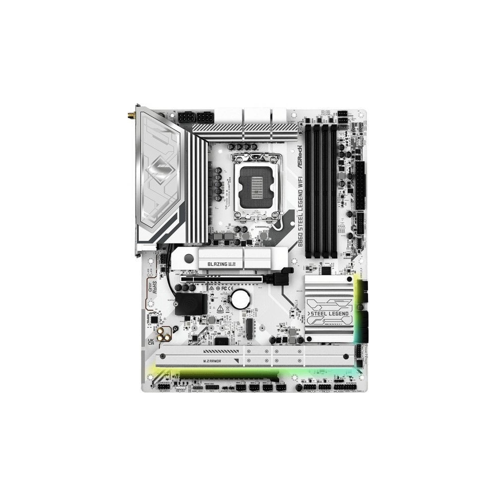 Produktbild för ASRock B860 STEEL LEGEND WIFI - moderkort - ATX - LGA1851-uttag - B860