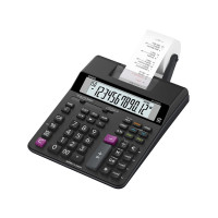 Produktbild för Strimmelregner Casio HR-200RCE Euro m/stort 12 cifret displa...