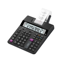 Produktbild för Strimmelregner Casio HR-200RCE Euro m/stort 12 cifret displa...