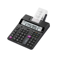 Produktbild för Strimmelregner Casio HR-200RCE Euro m/stort 12 cifret displa...