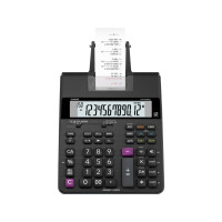 Produktbild för Strimmelregner Casio HR-200RCE Euro m/stort 12 cifret displa...