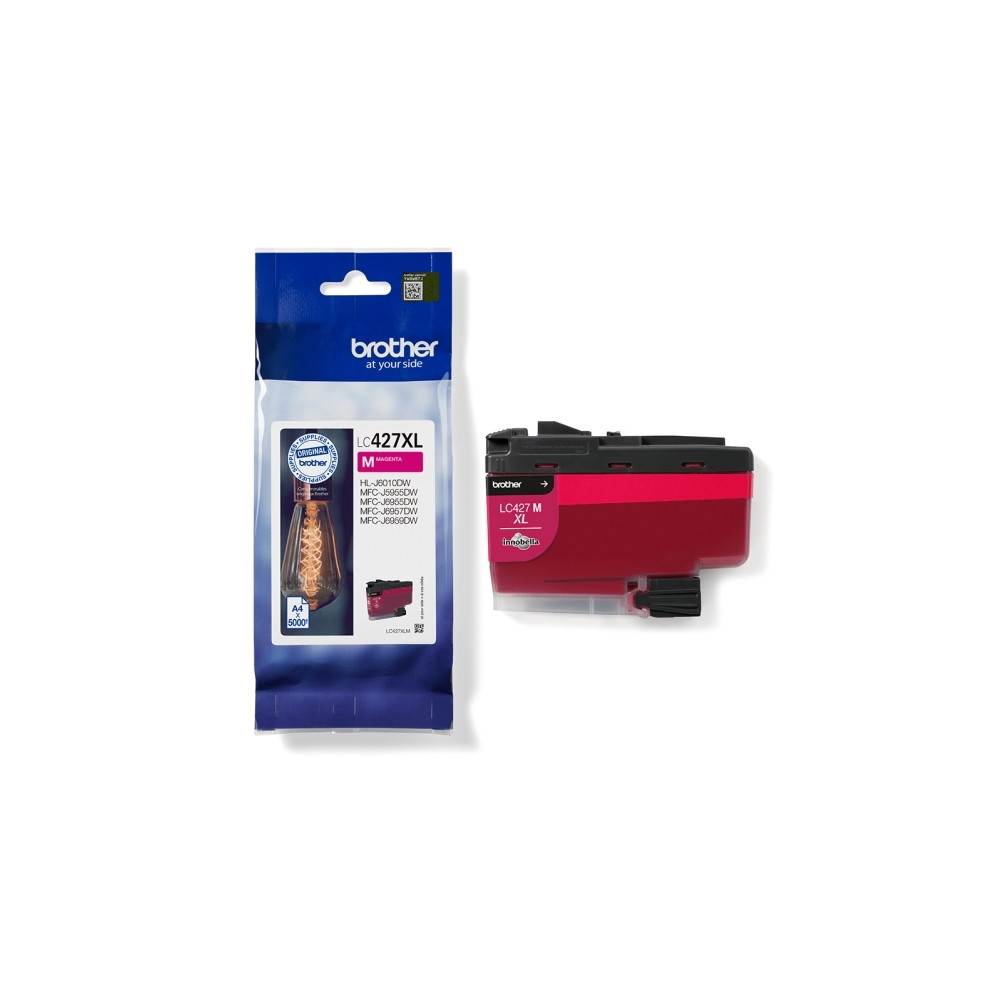 Produktbild för Brother LC427XLM - hög kapacitet - magenta - original - bläckpatron