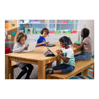 Produktbild för Logitech Zone Learn Wired Over-Ear Headset for Learners, USB-C - hörlurar med mikrofon - ersättning - USB-C