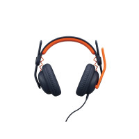 Produktbild för Logitech Zone Learn Wired Over-Ear Headset for Learners, USB-C - hörlurar med mikrofon - ersättning - USB-C