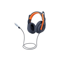 Produktbild för Logitech Zone Learn Wired Over-Ear Headset for Learners, USB-C - hörlurar med mikrofon - ersättning - USB-C