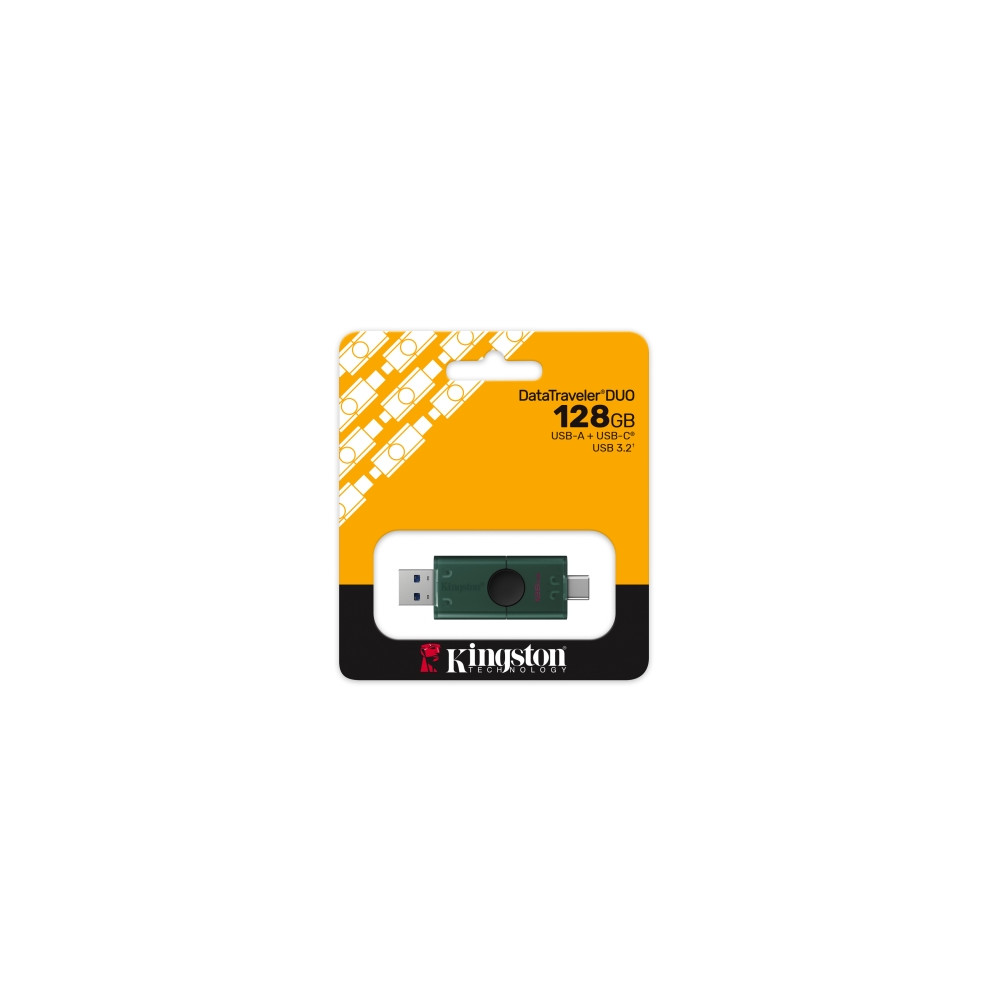 Produktbild för Kingston DataTraveler Duo - USB flash-enhet - 128 GB