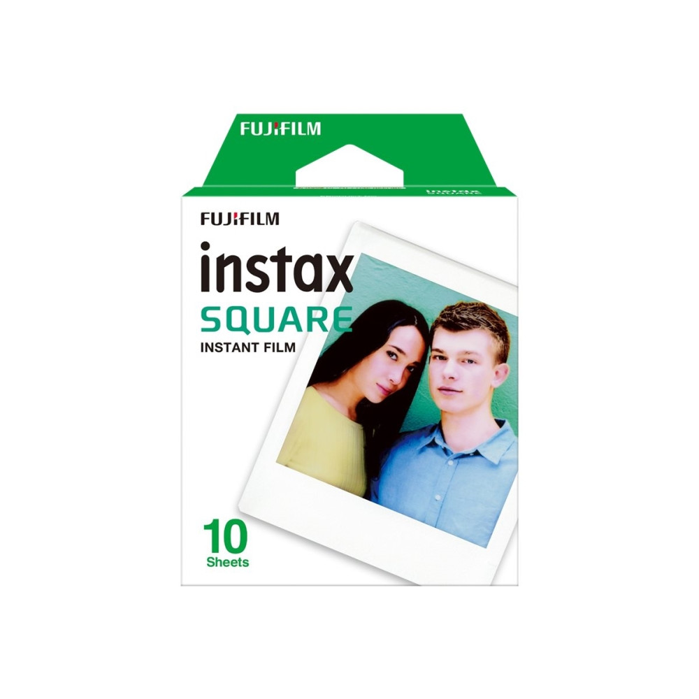 Produktbild för Fujifilm Instax Square färgfilm för snabbframkallning - 10 - 2 kassetter