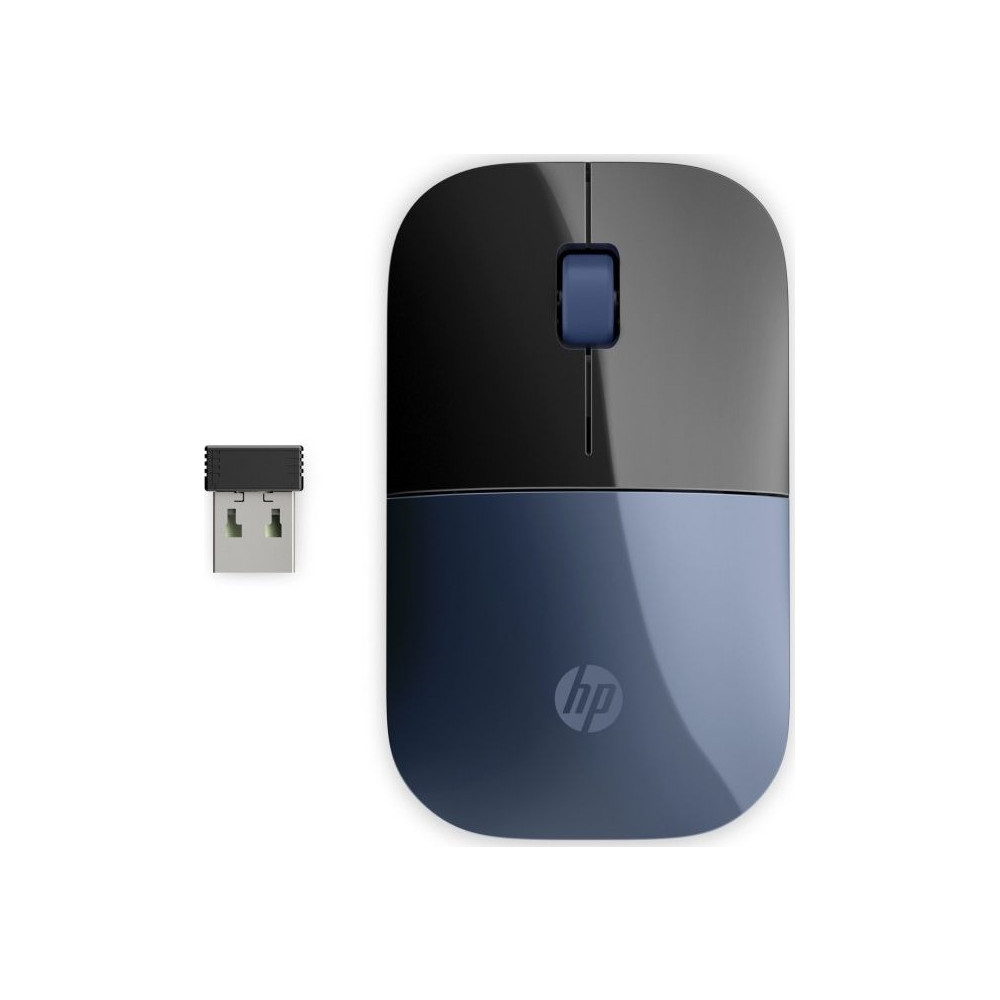 Produktbild för HP Z3700 - mus - 2.4 GHz - blå