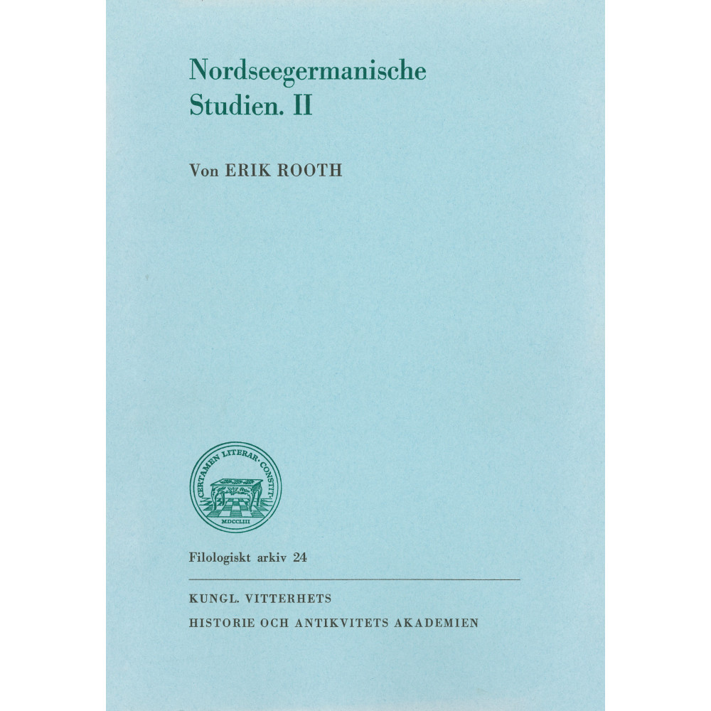 Produktbild för Nordseegermanische Studien. II (häftad)