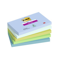 Produktbild för Post-it Super Sticky 655-5SS-OAS - anteckningar - 127 x 76 mm - 450 ark (5 x 90)